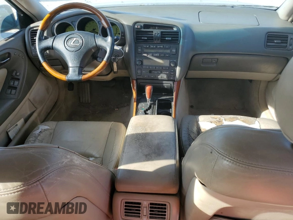 2001 Lexus GS 300 with VIN JT8BD69S510145149, listed as a Copart auction lot 49877755 with 186,046 mi miles and Non Repairable. Bid and sale history available at DreamBid. Image 8.
