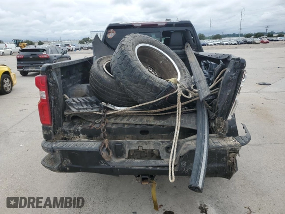 2023 Chevrolet Silverado 1500 RST with VIN 3GCUDEE83PG311025, listed as a Copart auction lot 70839424 with 40,519 mi miles and Salvage Title. Bid and sale history available at carsss.com. Image 6.