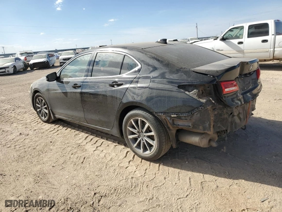 2018 Acura TLX with VIN 19UUB1F36JA001623, listed as a Copart auction lot 78412174 with 104,153 mi miles and Salvage Title. Bid and sale history available at carsss.com. Image 2.