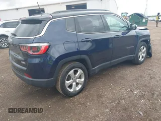 2018 Jeep Compass Latitude with VIN 3C4NJCBB9JT124968, listed as a IAAI auction lot 42378308 with 90,866 mi miles and . Bid and sale history available at DreamBid. Image 4.