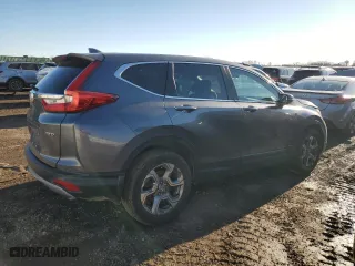 2018 Honda CR-V EX with VIN 2HKRW2H58JH681661, listed as a Copart auction lot 50220165 with 80,175 mi miles and Salvage Title. Bid and sale history available at carsss.com. Image 3.