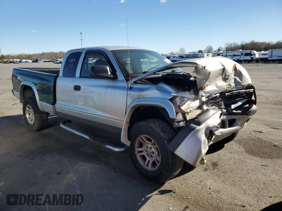 2004 Dodge Dakota Sport with VIN 1D7HG32N44S540671, listed as a Copart auction lot 80000954 with 140,475 mi miles and Salvage Title. Bid and sale history available at carsss.com. Image 4.