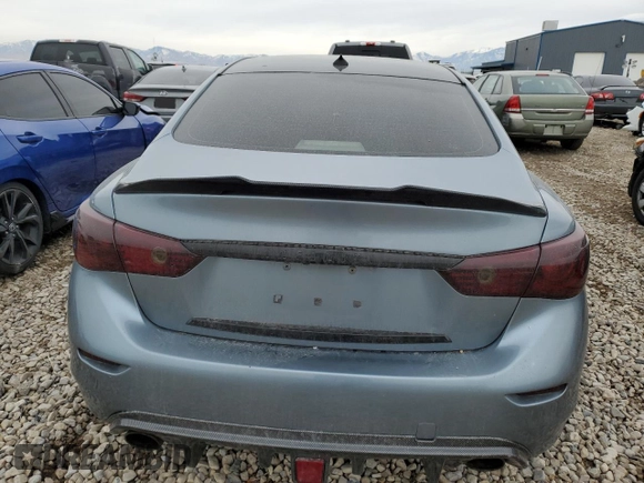 2014 Infiniti Q50 Premium with VIN JN1BV7AR2EM703991, listed as a Copart auction lot 85710924 with 193,804 mi miles and Salvage Title. Bid and sale history available at carsss.com. Image 6.