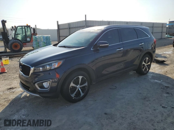 2018 Kia Sorento EX with VIN 5XYPH4A15JG360947, listed as a Copart auction lot 43356255 with 95,442 mi miles and Salvage title. Bid and sale history available at DreamBid. Image 1.