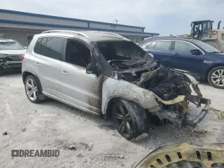 2016 Volkswagen Tiguan S with VIN WVGBV7AXXGW606617, listed as a Copart auction lot 48667505 with Not Provided miles and Salvage Title. Bid and sale history available at DreamBid. Image 4.