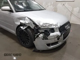 2008 Audi A3 with VIN WAUNF78P98A073160, listed as a IAAI auction lot 41654096 with 164,032 mi miles. Bid and sale history available at carsss.com. Image 6.