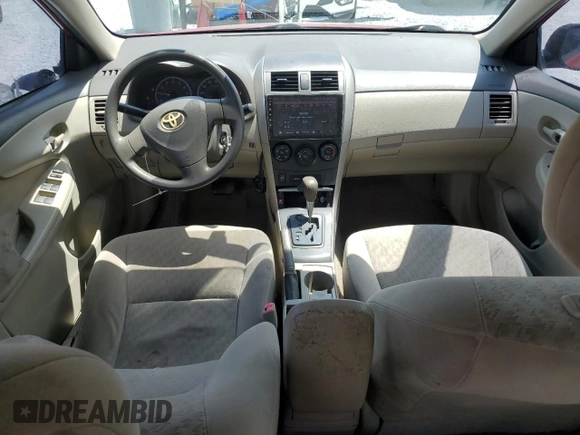 2009 Toyota Corolla with VIN JTDBL40E79J035516, listed as a Copart auction lot 55208005 with 192,271 mi miles and Salvage Title. Bid and sale history available at carsss.com. Image 8.