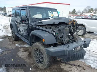 2017 Jeep Wrangler Unlimited Sport with VIN 1C4BJWDG1HL559261, listed as a IAAI auction lot 41367792 with 96,284 mi miles. Bid and sale history available at carsss.com. Image 1.