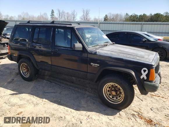 1996 Jeep Cherokee Sport with VIN 1J4FJ68S1TL317265, listed as a Copart auction lot 46427625 with 265,554 mi miles and Clean Title. Bid and sale history available at carsss.com. Image 4.