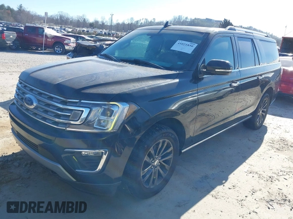 2020 Ford Expedition Max Limited with VIN 1FMJK2AT1LEA19761, listed as a IAAI auction lot 41021850 with Not provided miles and . Bid and sale history available at DreamBid. Image 2.