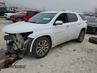 2019 Chevrolet Traverse Premier with VIN 1GNERKKW4KJ207990, listed as a Copart auction lot 44184775 with 116,405 mi miles and Salvage Title. Bid and sale history available at carsss.com. Image 1.