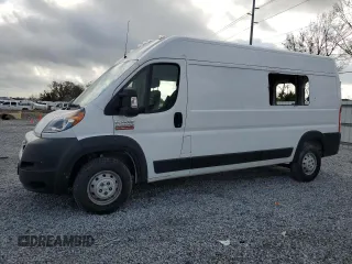 2020 Ram ProMaster Cargo with VIN 3C6TRVDG2LE101664, listed as a Copart auction lot 46073795 with 89,534 mi miles and Non Repairable. Bid and sale history available at carsss.com. Image 1.