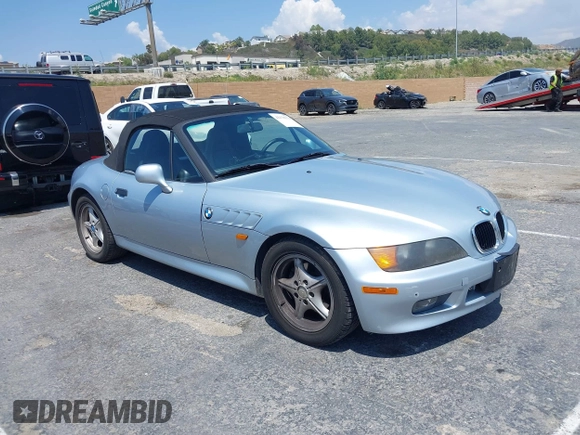1996 BMW 3 Series Z3 1.9 with VIN 4USCH7326TLB70570, listed as a IAAI auction lot 42178179 with 84,341 mi miles and . Bid and sale history available at carsss.com. Image 1.