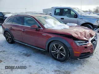 2018 Audi A4 allroad Premium Plus with VIN WA18NAF47JA020336, listed as a Copart auction lot 84744894 with 145,250 mi miles and Salvage Title. Bid and sale history available at carsss.com. Image 4.
