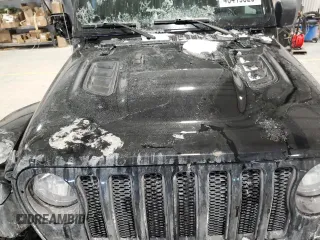 2021 Jeep Wrangler Rubicon with VIN 1C4HJXCG8MW663191, listed as a Copart auction lot 46419825 with 43,894 mi miles and Salvage title. Bid and sale history available at DreamBid. Image 12.
