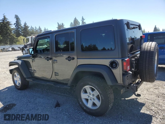 2018 Jeep Wrangler JK Unlimited Sport S with VIN 1C4HJWDG7JL929337, listed as a Copart auction lot 69376174 with 101,313 mi miles and Salvage Title. Bid and sale history available at carsss.com. Image 2.