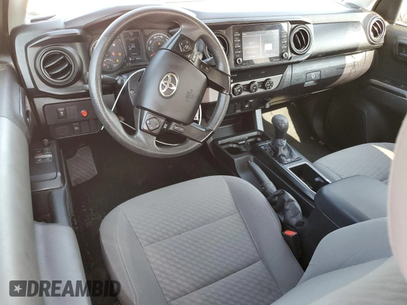 2021 Toyota Tacoma SR z VIN 3TYRX5GN1MT006883, wystawiony jako Copart lot #56224415 z przebiegiem 98 866 mil mil oraz Szkoda całkowita • Salvage title. Historia ofert i sprzedaży dostępna na DreamBid. Obrazek 8.