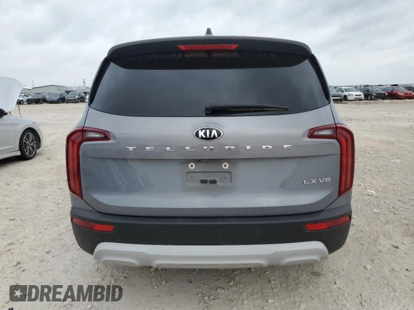 2020 Kia Telluride LX with VIN 5XYP24HC0LG004160, listed as a Copart auction lot 54471435 with 137,073 mi miles and Clean Title. Bid and sale history available at carsss.com. Image 6.