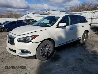 2018 Infiniti QX60 with VIN 5N1DL0MMXJC512432, listed as a Copart auction lot 52238655 with 84,821 mi miles and Salvage Title. Bid and sale history available at DreamBid. Image 1.