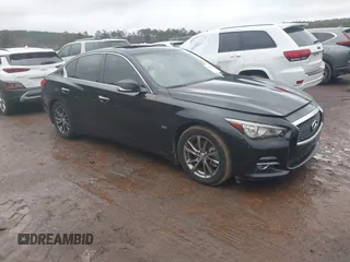 2017 Infiniti Q50 Sport with VIN JN1EV7AP0HM740179, listed as a IAAI auction lot 41440598 with 129,093 mi miles and . Bid and sale history available at DreamBid. Image 1.