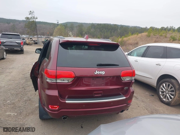 2017 Jeep Grand Cherokee Overland with VIN 1C4RJECG6HC719001, listed as a IAAI auction lot 41795517 with 103,076 mi miles. Bid and sale history available at carsss.com. Image 16.