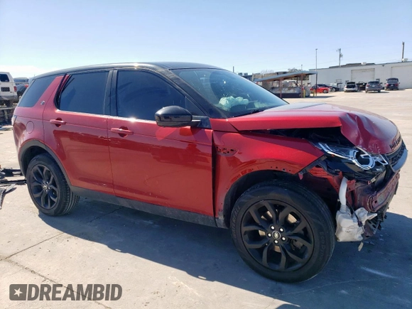 2016 Land Rover Discovery Sport HSE with VIN SALCR2BGXGH627365, listed as a Copart auction lot 47448485 with 0 mi miles and Salvage Title. Bid and sale history available at carsss.com. Image 4.