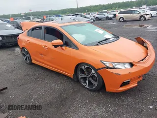 2015 Honda Civic Si z VIN 2HGFB6E54FH706924, wystawiony jako IAAI lot #42270585 z przebiegiem 123 042 mil mil oraz . Historia ofert i sprzedaży dostępna na DreamBid. Obrazek 1.