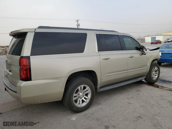 2015 Chevrolet Suburban LT with VIN 1GNSCJKC9FR503955, listed as a Copart auction lot 47382325 with 118,822 mi miles and Salvage Title. Bid and sale history available at carsss.com. Image 3.