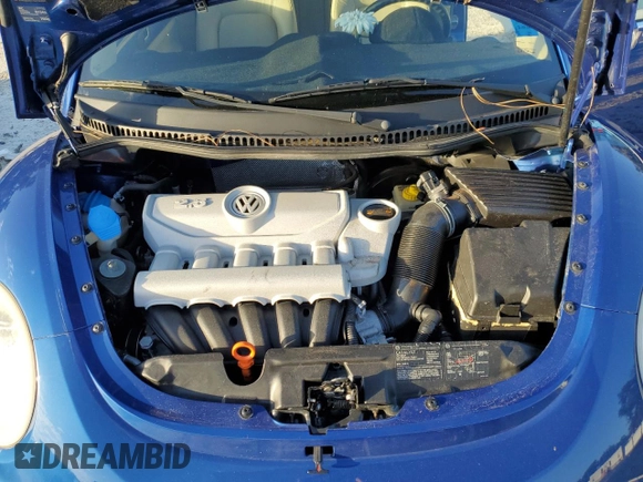2007 Volkswagen Beetle with VIN 3VWSF31Y47M400970, listed as a Copart auction lot 75427664 with 67,318 mi miles and Non repairable. Bid and sale history available at DreamBid. Image 11.