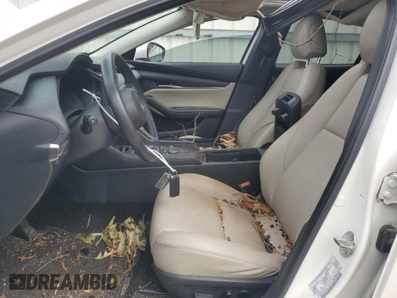 2023 Mazda 3 S Carbon Edition with VIN 3MZBPACM3PM354348, listed as a Copart auction lot 57083785 with 51,723 mi miles and Salvage title. Bid and sale history available at DreamBid. Image 7.
