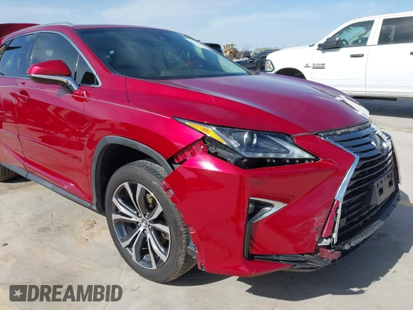 2018 Lexus RX with VIN JTJGZKCA9J2003227, listed as a IAAI auction lot 41793170 with 97,907 mi miles. Bid and sale history available at carsss.com. Image 18.