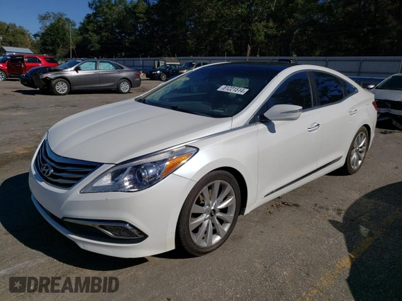 2017 Hyundai Azera Limited z VIN KMHFH4JG0HA581877, wystawiony jako Copart lot #81221514 z przebiegiem 166 057 mil mil oraz Szkoda całkowita • Salvage title. Historia ofert i sprzedaży dostępna na DreamBid. Obrazek 1.
