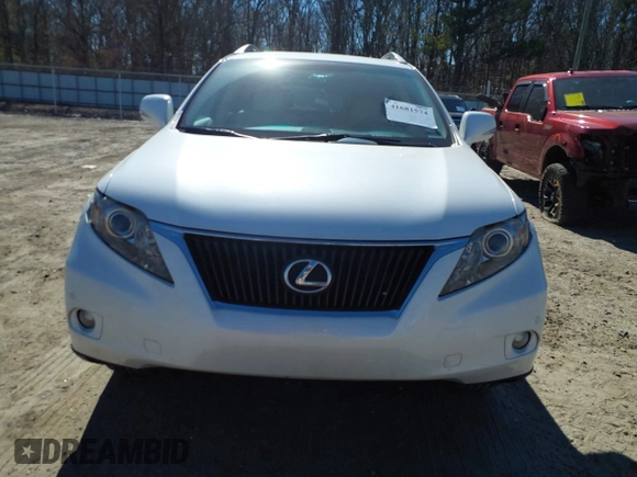 2012 Lexus RX with VIN 2T2ZK1BA3CC073186, listed as a IAAI auction lot 41681574 with 110,000 mi miles. Bid and sale history available at carsss.com. Image 13.