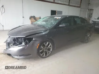 2016 Chrysler 200 S with VIN 1C3CCCBG7GN151936, listed as a Copart auction lot 48148455 with 63,256 mi miles and Salvage Title. Bid and sale history available at carsss.com. Image 1.