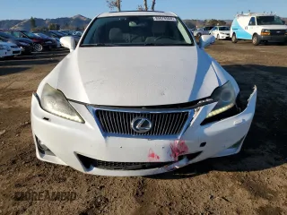 2011 Lexus IS 350 with VIN JTHBE5C29B5028050, listed as a Copart auction lot 85670554 with 138,655 mi miles and Salvage Title. Bid and sale history available at carsss.com. Image 5.