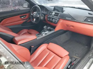 2015 BMW 4 Series 435i with VIN WBA3T3C54F5A40865, listed as a Copart auction lot 88128365 with Not Provided miles and Salvage Title. Bid and sale history available at carsss.com. Image 8.