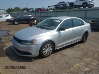 2012 Volkswagen Jetta S with VIN 3VW2K7AJ4CM318205, listed as a Copart auction lot 59663685 with 106,722 mi miles and Salvage title. Bid and sale history available at DreamBid. Image 1.