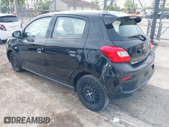 2019 Mitsubishi Mirage ES z VIN ML32A3HJ6KH015050, wystawiony jako IAAI lot #42356249 z przebiegiem 54 075 mil mil oraz . Historia ofert i sprzedaży dostępna na DreamBid. Obrazek 3.