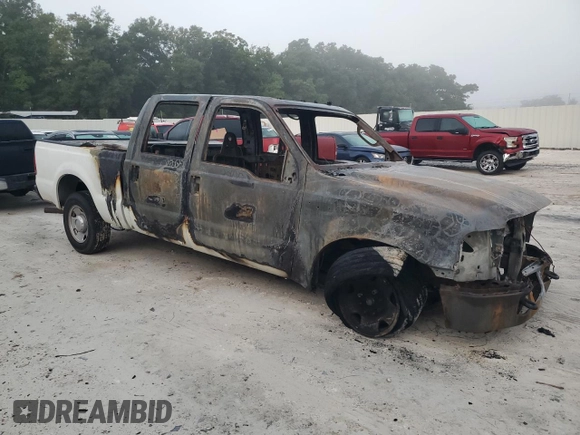 2006 Ford Super Duty F-250 XL with VIN 1FTSW20586ED47554, listed as a Copart auction lot 69242494 with 0 mi miles and Non Repairable. Bid and sale history available at carsss.com. Image 4.
