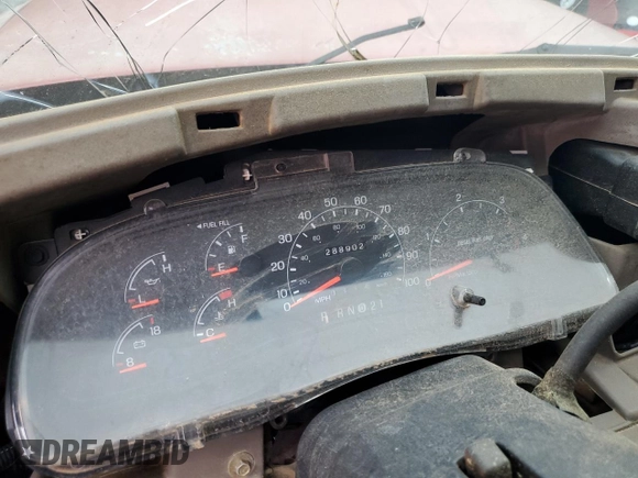 2001 Ford Super Duty F-250 XL with VIN 1FTNX20F41EA17549, listed as a Copart auction lot 49877525 with 288,902 mi miles and Salvage Title. Bid and sale history available at carsss.com. Image 9.