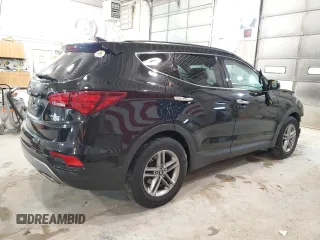 2017 Hyundai Santa Fe 2.4L with VIN 5NMZUDLB1HH022813, listed as a Copart auction lot 76973494 with 100,866 mi miles and Salvage title. Bid and sale history available at DreamBid. Image 3.