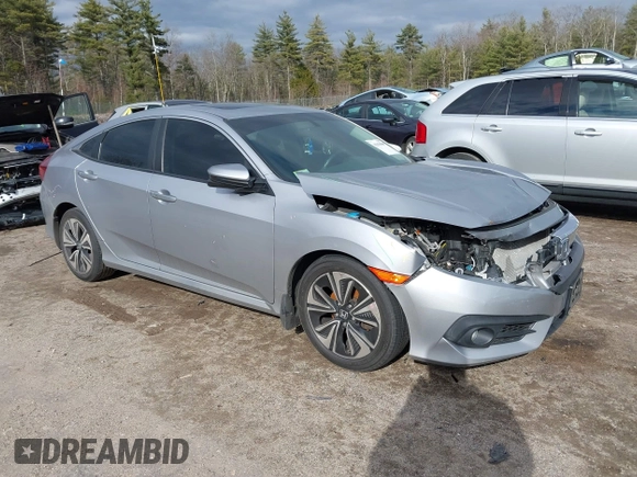 2018 Honda Civic EX-T z VIN 2HGFC1F34JH641837, wystawiony jako IAAI lot #41858089 z przebiegiem 65 318 mil mil oraz . Historia ofert i sprzedaży dostępna na DreamBid. Obrazek 1.