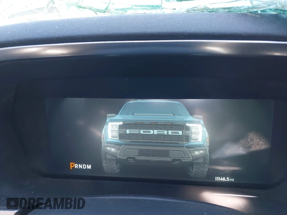 2023 Ford F-150 Raptor with VIN 1FTFW1RJ0PFA44288, listed as a IAAI auction lot 41177459 with 11,146 mi miles and . Bid and sale history available at DreamBid. Image 7.