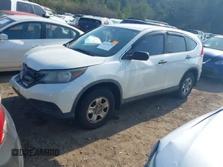 2014 Honda CR-V LX with VIN 5J6RM3H38EL034828, listed as a IAAI auction lot 41531577 with 163,084 mi miles. Bid and sale history available at carsss.com. Image 2.