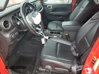 2022 Jeep Wrangler Unlimited Rubicon with VIN 1C4JJXR62NW171306, listed as a Copart auction lot 81366074 with 25,001 mi miles and Clean title. Bid and sale history available at DreamBid. Image 7.