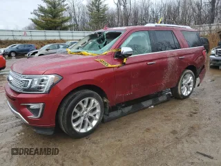 2018 Ford Expedition Platinum with VIN 1FMJU1MT4JEA55750, listed as a Copart auction lot 86452284 with 51,053 mi miles and Clean Title. Bid and sale history available at carsss.com. Image 1.