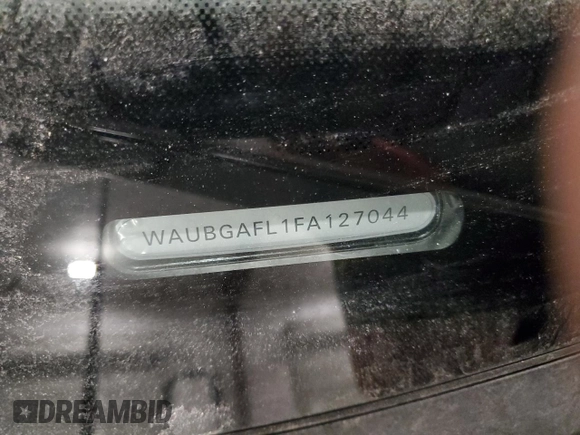 2015 Audi S4 Premium Plus with VIN WAUBGAFL1FA127044, listed as a Copart auction lot 48535315 with 115,920 mi miles and Salvage Title. Bid and sale history available at carsss.com. Image 14.