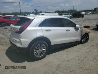 2024 Cadillac XT4 AWD Premium Luxury with VIN 1GYFZDR45RF102198, listed as a Copart auction lot 54240675 with Not Provided miles and Salvage Title. Bid and sale history available at carsss.com. Image 3.