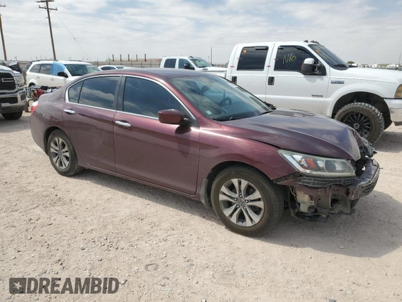2014 Honda Accord LX with VIN 1HGCR2F37EA086670, listed as a Copart auction lot 53155125 with 203,156 mi miles and Salvage Title. Bid and sale history available at carsss.com. Image 4.