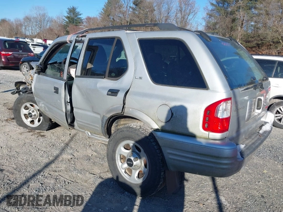 2001 Isuzu Rodeo S with VIN 4S2DM58W414351245, listed as a IAAI auction lot 41339632 with 149,543 mi miles and . Bid and sale history available at DreamBid. Image 3.